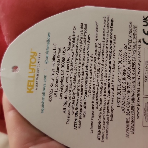 Kerry squishmallows pink seacow 8 inch new - Picture 4 of 5